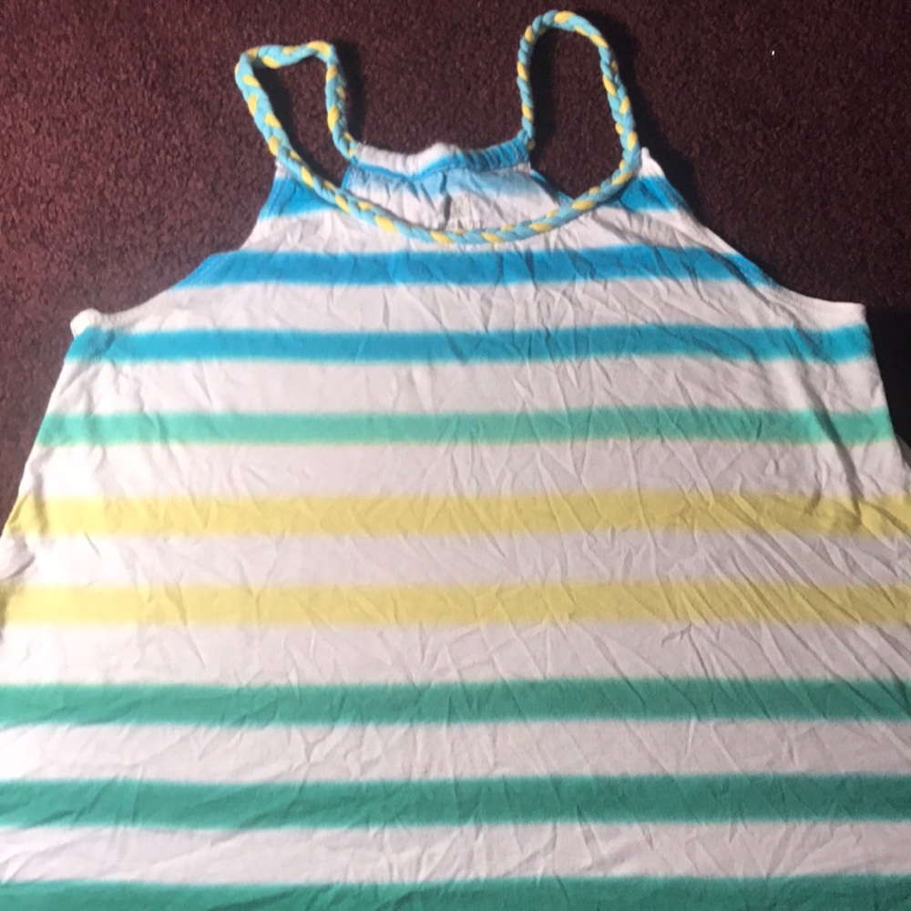 A striped tank top